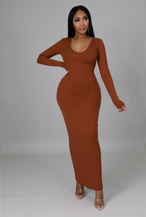 Mocha Maxi Dress