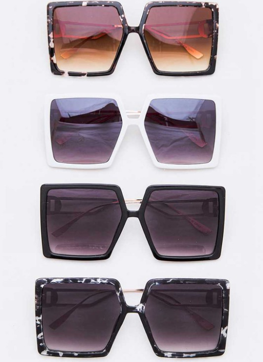 Chain Linked Frame Sunglasses