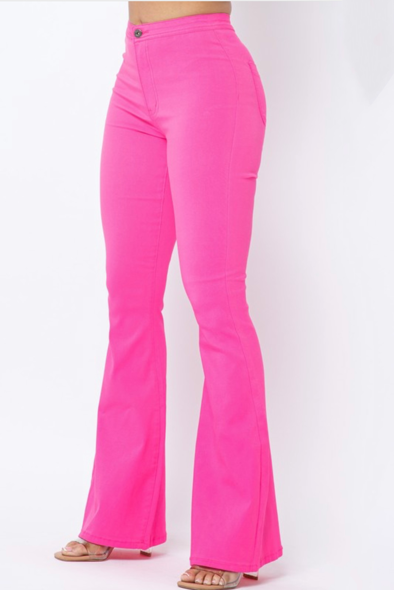 Flare Jeans (Pink)