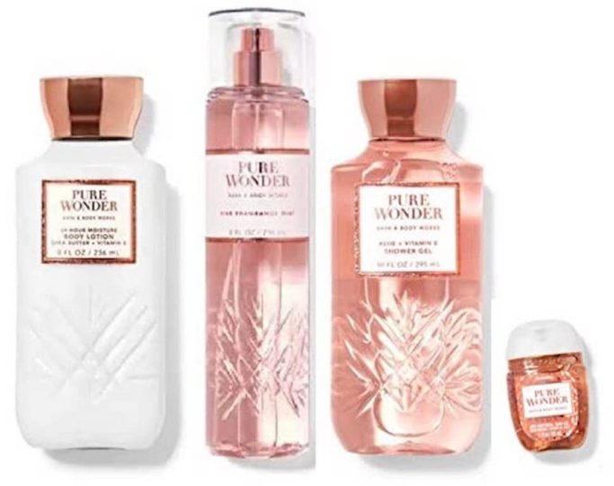 Bath & Body Works Pure Wonder 4-Piece Bundle Set