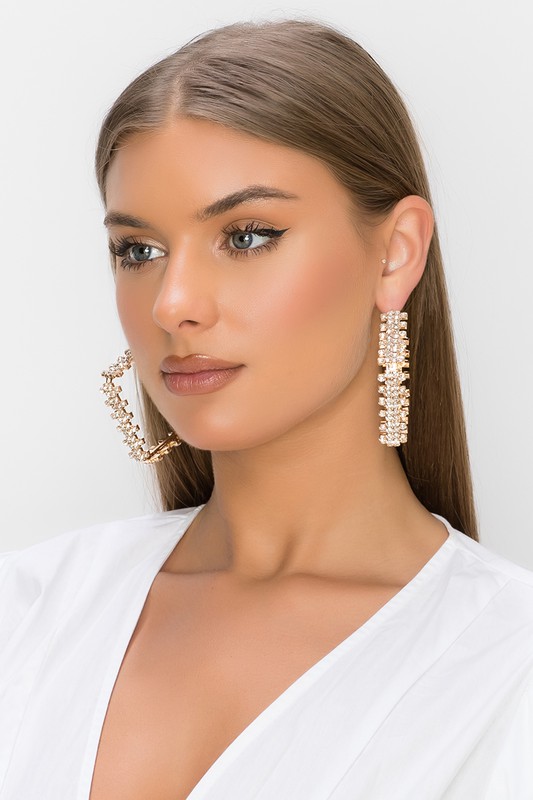 Iris Hoop Earrings
