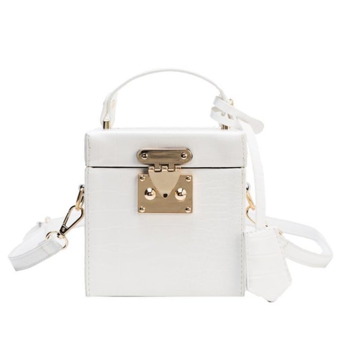 Posie Box Bag White