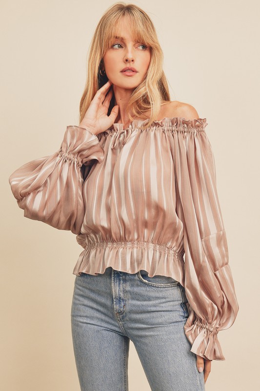 Petal Lush Off Shoulder Top