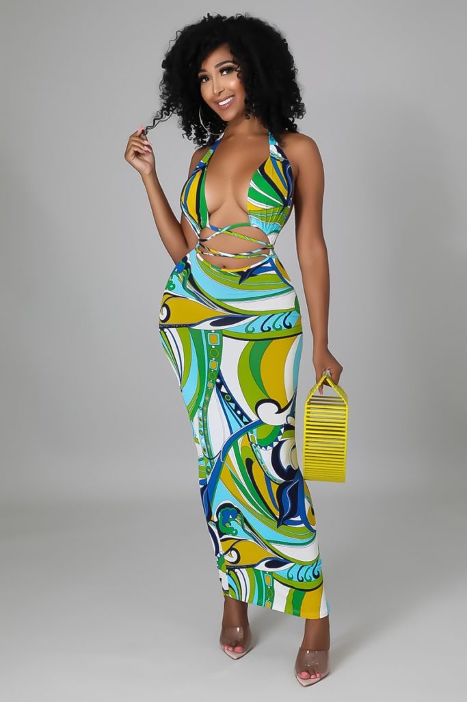 Twisted Maxi Dress