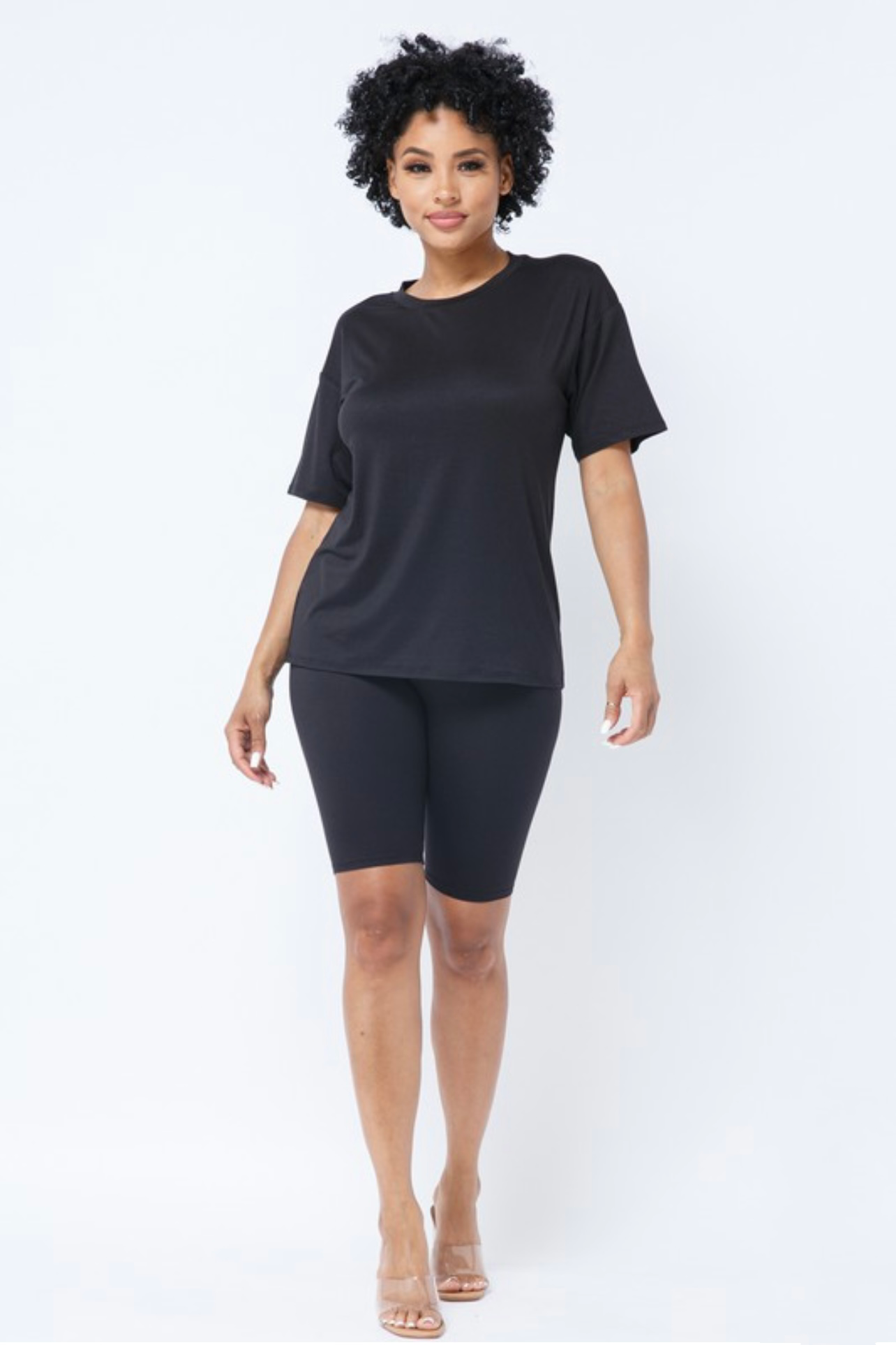 Grab & Go Biker Shorts Set