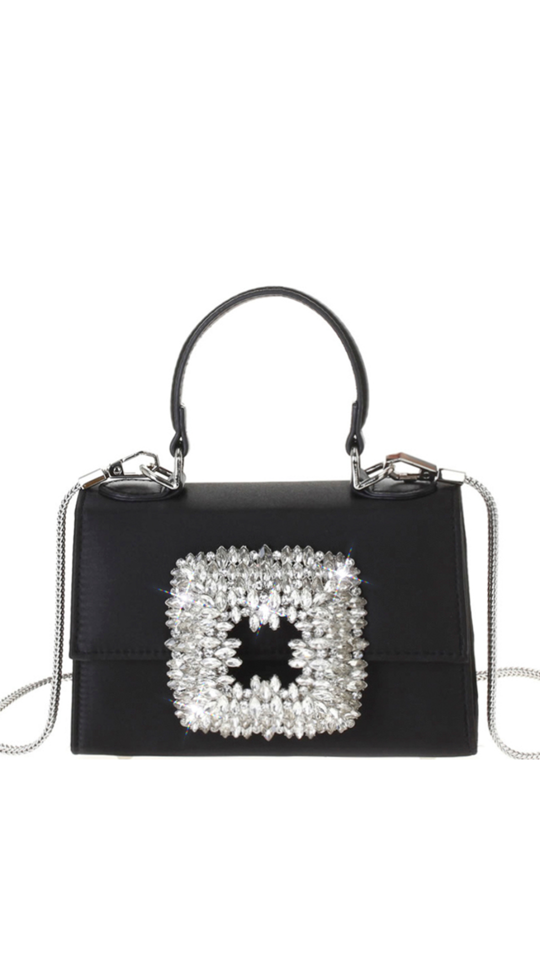 Crystal Silk Bag (Black)