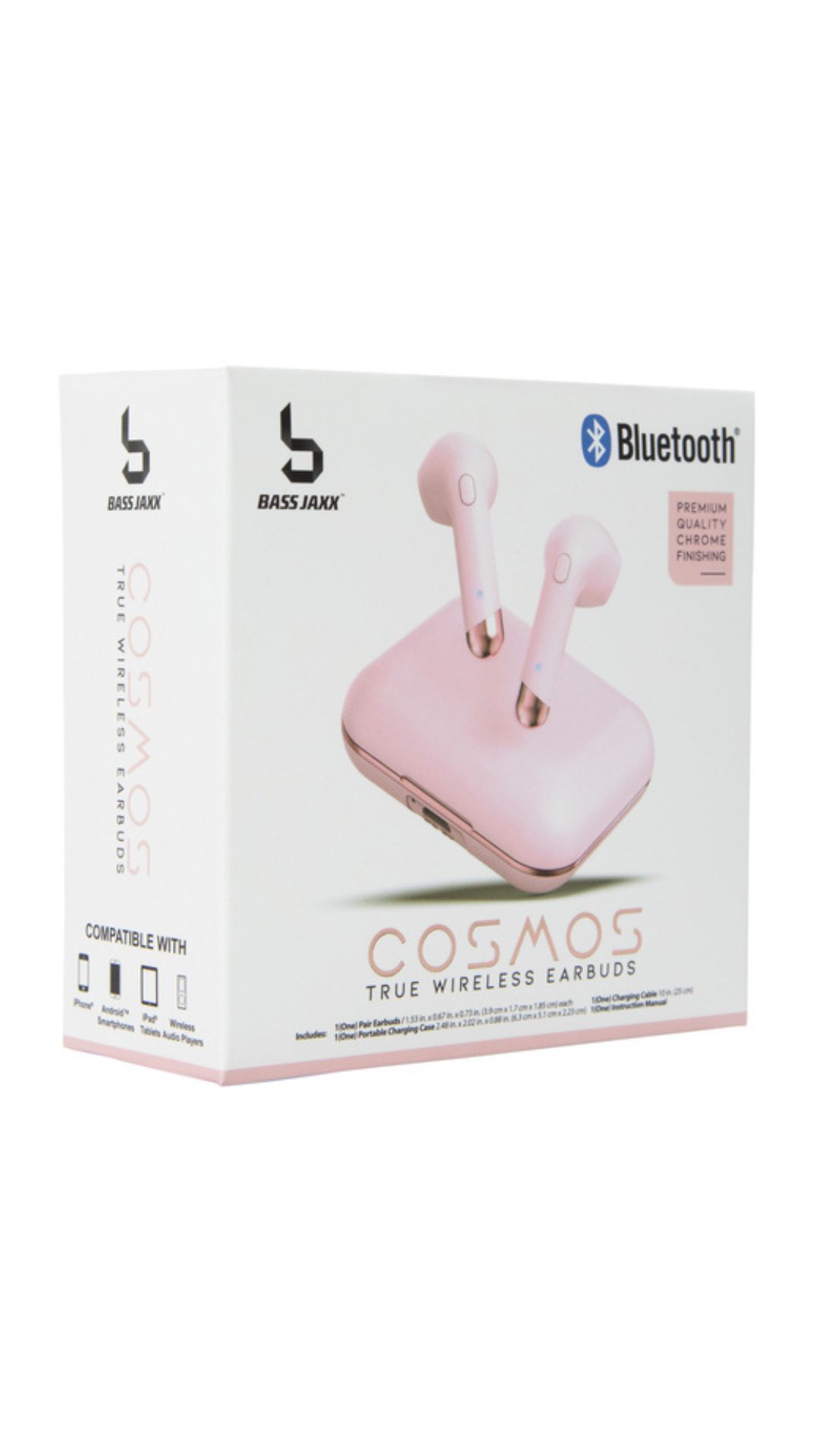 Classic Bluetooth Wireless Earbuds (Baby Pink)