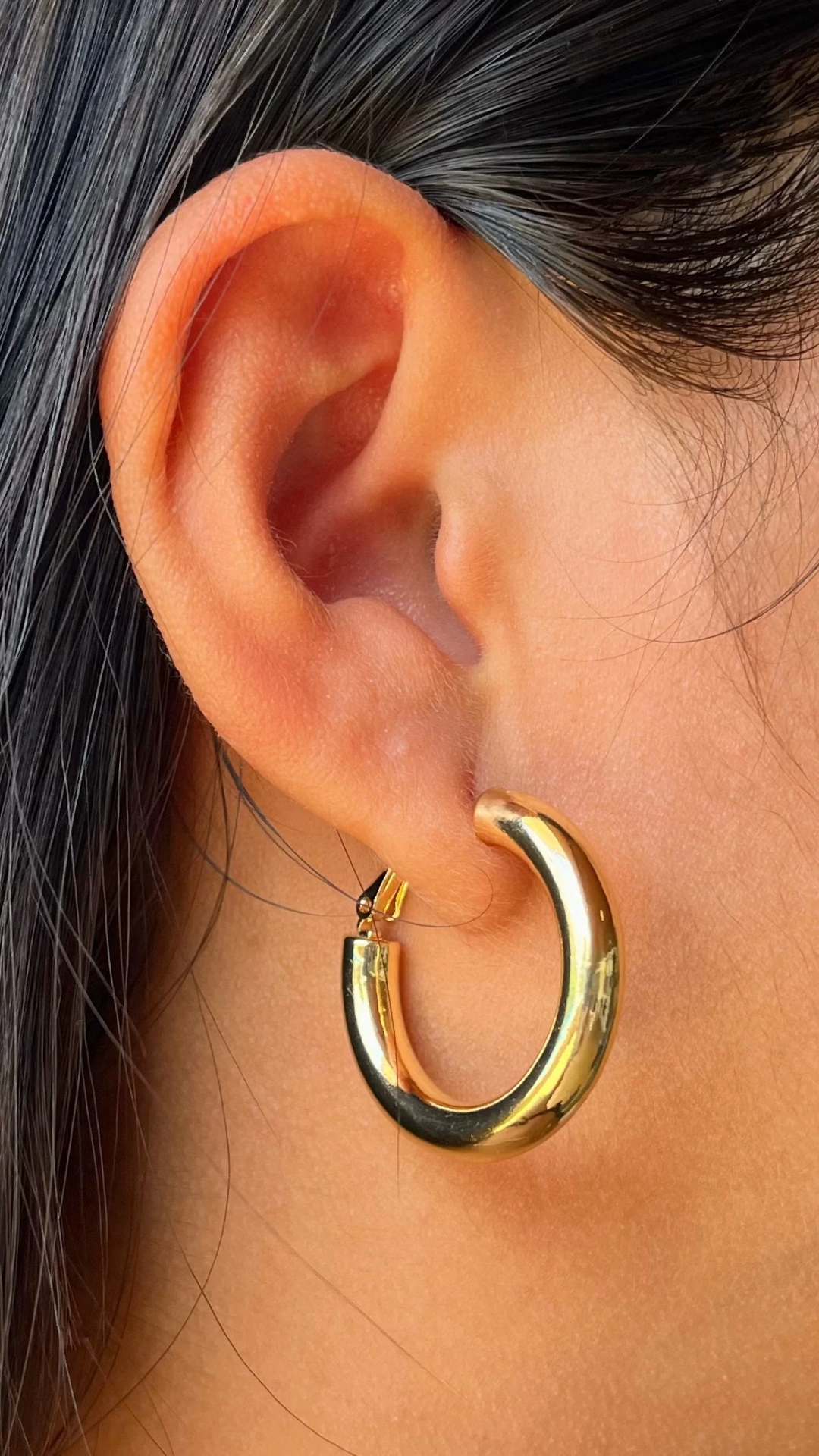 Vermeil  Hoops